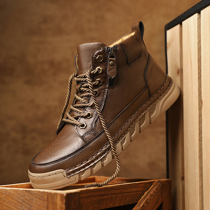 Botas estilo Martin de hombre antideslizantes para otoño e invierno