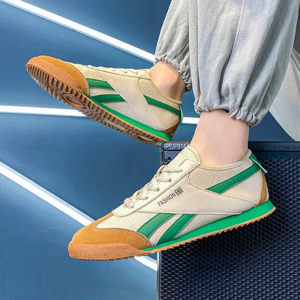 Original Yellow Canvas Shoes For Men Trend ow-cut Breathable Casual Running Sneakers Man Fashion Lightweight Men's Sports Shoes - tugranalmacen.com