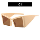 Gafas de sol modernas de media montura para eventos y fiestas
