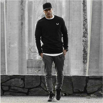 Pantalón de chándal en algodón elástico para hombre