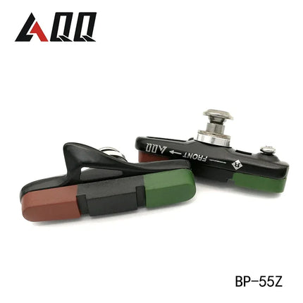 AQQ 1 Pair Road Bicycle Brake Pads Bicycle Braking V Brake Holder Shoes Rubber Blocks Durable Cycling Accessories - tugranalmacen.com