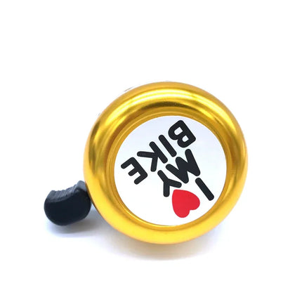 Bicycle Mountain Bike Bell New Aluminum Car Bell I Love My Bike Mini Bell Love Bell - tugranalmacen.com