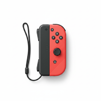Mando inalámbrico Bluetooth rojo y azul para Ntdo Switch, diseño ergonómico, compatible y recargable.