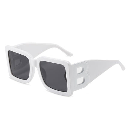 Gafas de sol cuadradas grandes con diseño cóncavo y protección UV