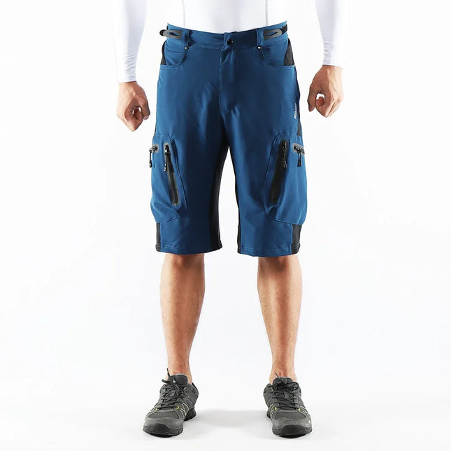 Pantalones cortos para Ciclismo MTB - Descenso color Azul Oscuro