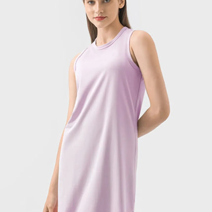 Vestido deportivo sin mangas para mujer, ideal para actividades casuales