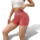 Shorts deportivos de cintura alta para mujer