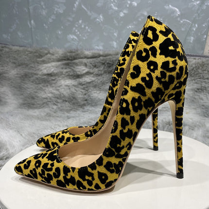Zapatos de tacón alto con estampado animal para eventos