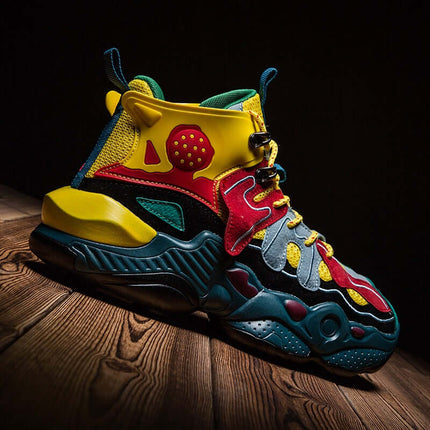 Zapatillas de caña alta para hombre estilo urbano