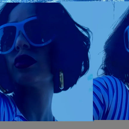Gafas de sol de ciclismo con montura grande y un toque tecnológico futurista - tugranalmacen.com