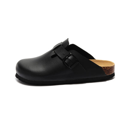 Zapatillas planas en color negro