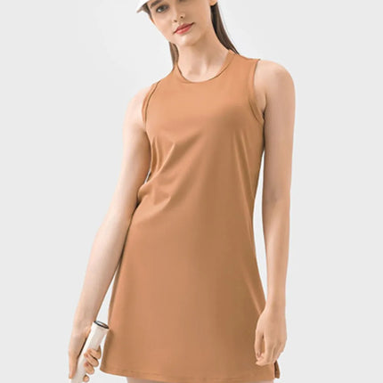 Vestido deportivo sin mangas para mujer, ideal para actividades casuales