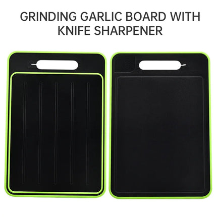 Tabla de cortar de doble cara, tabla de cortar de aleación de aluminio con afilador - tugranalmacen.com