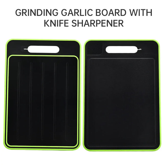 Tabla de cortar de doble cara, tabla de cortar de aleación de aluminio con afilador - tugranalmacen.com