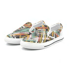 Zapatillas slip-on de lona multicolor