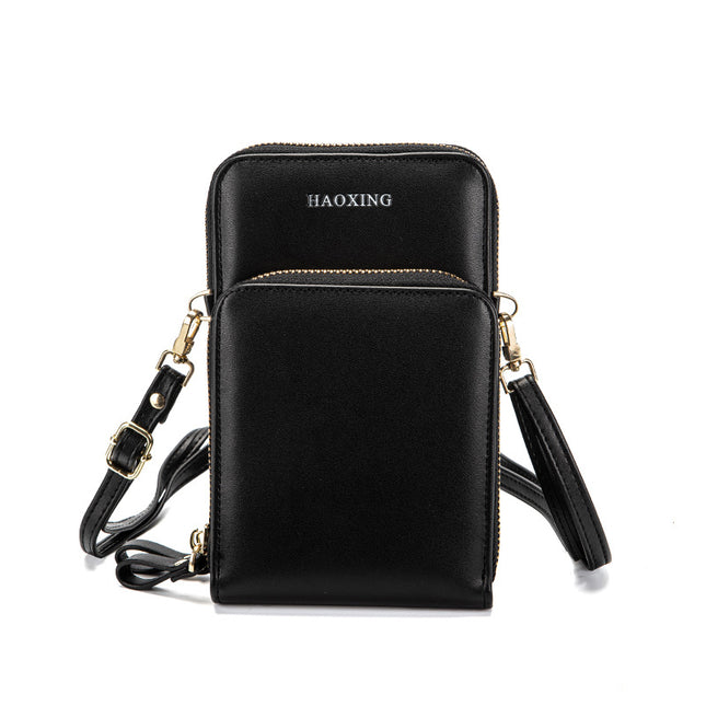 Bolso de cuero PU impermeable para hombre, ideal para uso diario