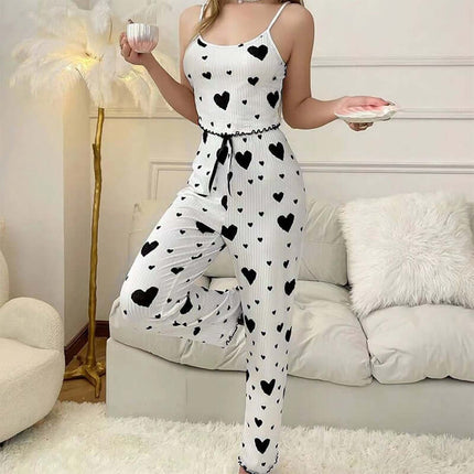 Conjunto de pijama de mujer con camisola y camiseta
