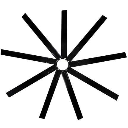 Ventilador de techo negro supergrande de 84 pulgadas con control remoto - tugranalmacen.com