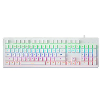 Cracked K880 Hot Swappable Mechanical Keyboard, Esports Game, Green Axis Office Computer Keyboard, Wired Mechanical Keyboard - tugranalmacen.com