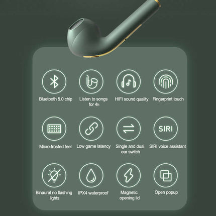 Auriculares Bluetooth J18, auriculares inalámbricos