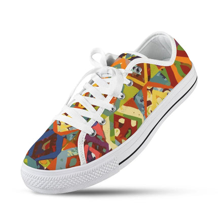 Zapatillas Seattle mujer Abstract101 multicolor, estilo casual, material textil con diseño geométrico