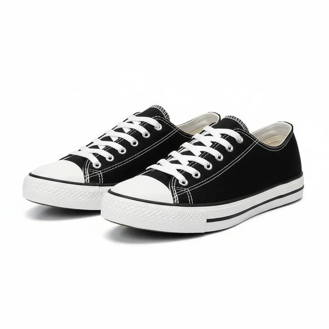 Zapatillas Stann de lona con cordones, color gris