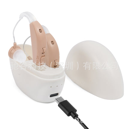 Auriculares portátiles con amplificador y carga USB