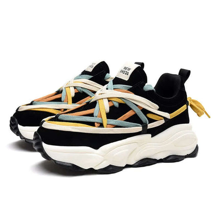 Zapatillas deportivas chunky multicolor de hombre New Ishta