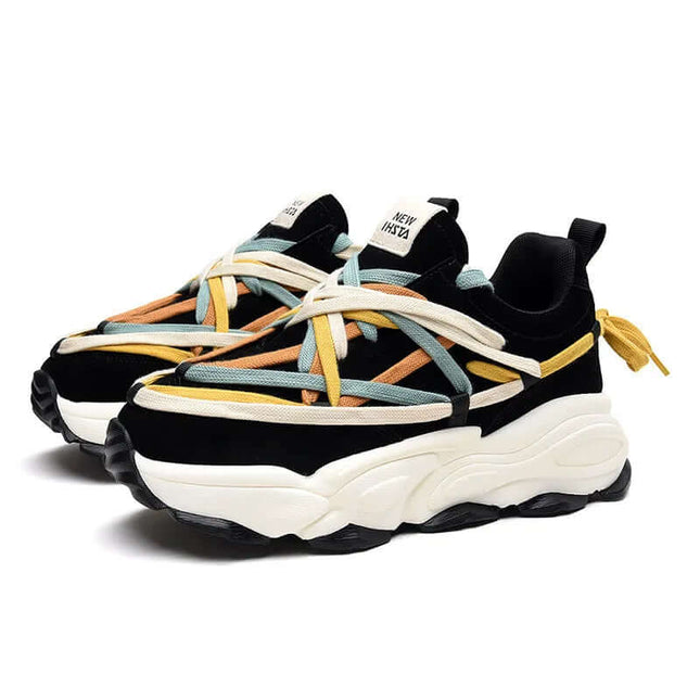 Zapatillas deportivas chunky multicolor de hombre New Ishta