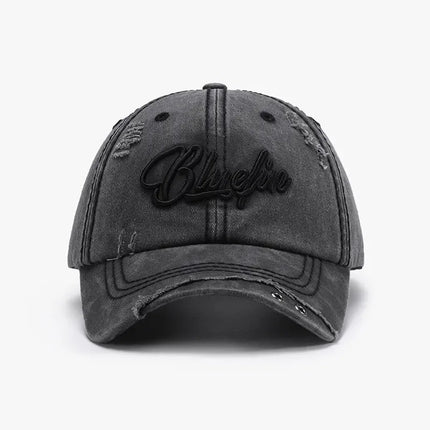 Gorra de béisbol de algodón con letras bordadas - tugranalmacen.com