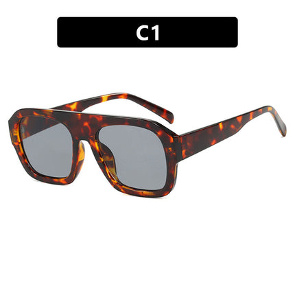 Gafas de sol cuadradas grandes para mujer con estuche incluido