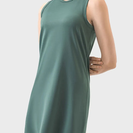 Vestido deportivo sin mangas para mujer, ideal para actividades casuales