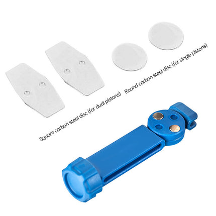 herramienta para instalación de pastillas de freno azul