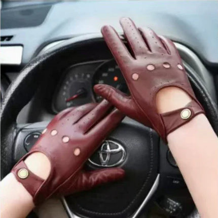 Guantes de cuero antideslizantes para hombre - tugranalmacen.com