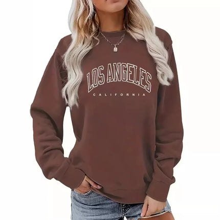 Sudadera LA en negro para mujer