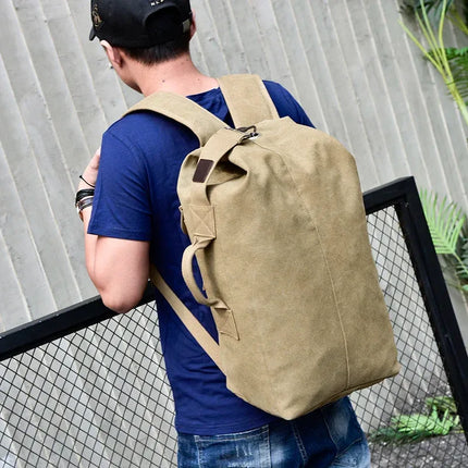 Mochila de gran capacidad para hombre, bolsa de viaje, mochila de montañismo, equipaje masculino, bolso de lona para niños - tugranalmacen.com
