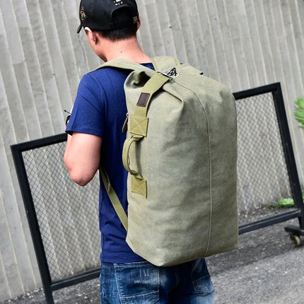 Mochila de gran capacidad para hombre, bolsa de viaje, mochila de montañismo, equipaje masculino, bolso de lona para niños - tugranalmacen.com
