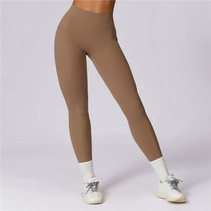 Pantalones de yoga cintura alta secado rápido en varios colores