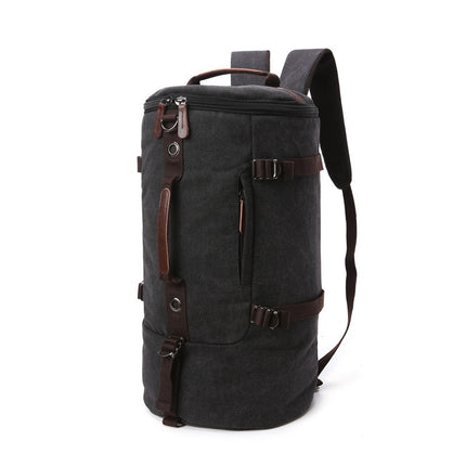 Mochila de lona para hombre, ideal para viajes y senderismo