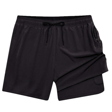 Pantalon de playa 2 en 1 de secado rápido para hombre