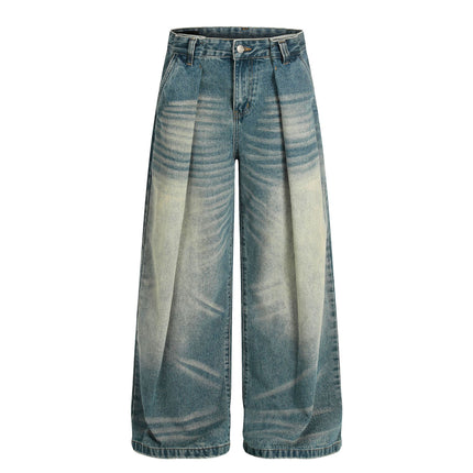 Pantalones vaqueros anchos de estilo vintage para hombre
