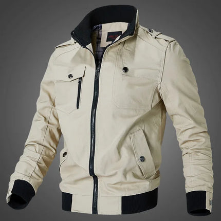 Chaqueta bomber para hombre, ideal para primavera y otoño