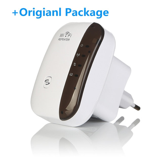 Repetidor WiFi 300Mbps con seguridad WPA2 y configuración sencilla