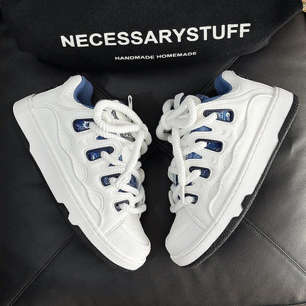 Zapatillas deportivas de suela gruesa para mujeres. - tugranalmacen.com