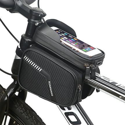 Bolsa de cuadro para bici con cremallera impermeable