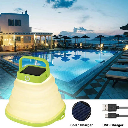 Luz LED plegable portatil y carga solar - tugranalmacen.com