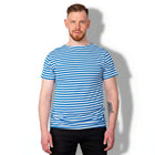 Camisa estilo breton azul cielo