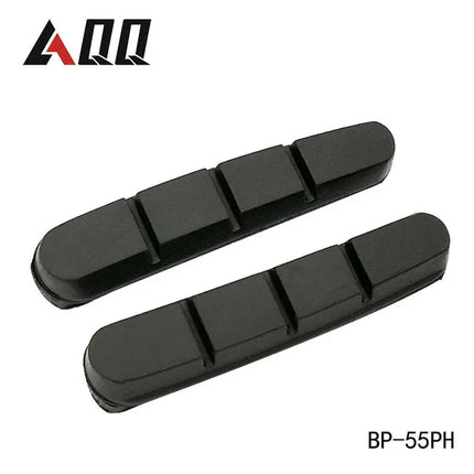 AQQ 1 Pair Road Bicycle Brake Pads Bicycle Braking V Brake Holder Shoes Rubber Blocks Durable Cycling Accessories - tugranalmacen.com