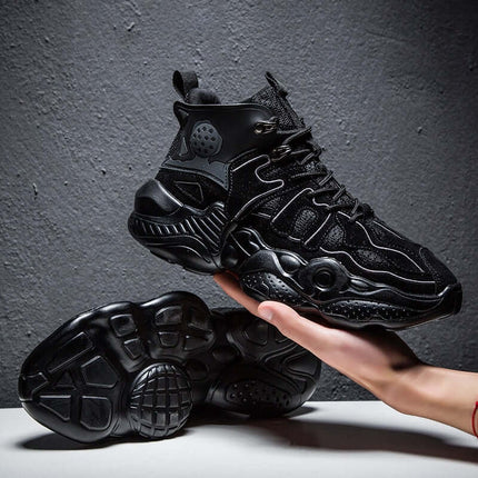 Zapatillas de caña alta para hombre estilo urbano