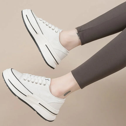 Zapatillas de Plataforma con Punta Redonda